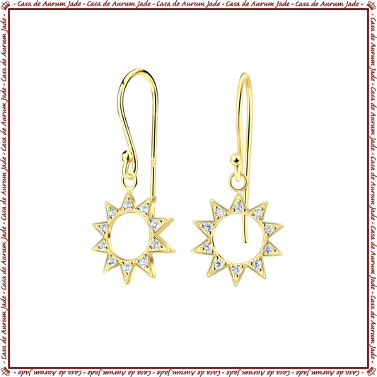 14k Gold Sunshine Earrings